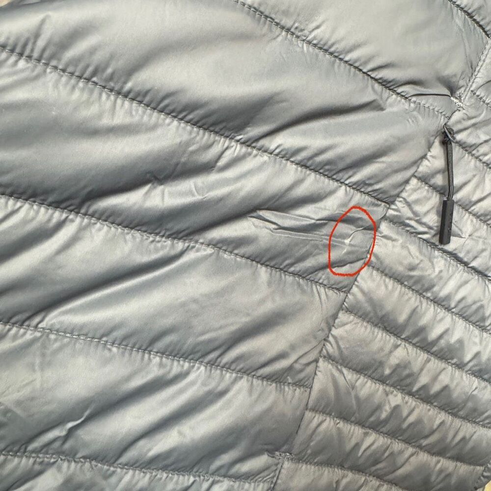Karbon Men's Quest II Ultralight Puffer Jacket In Grey and Black Size XL - Picture 13 of 13